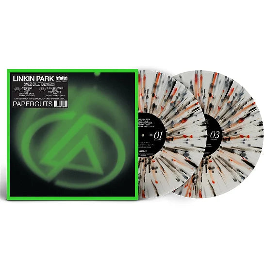 PAPERCUTS THE SINGLES COLLECTION 2000-2023 (Red and Black Splatter Vinyl) - Linkin Park