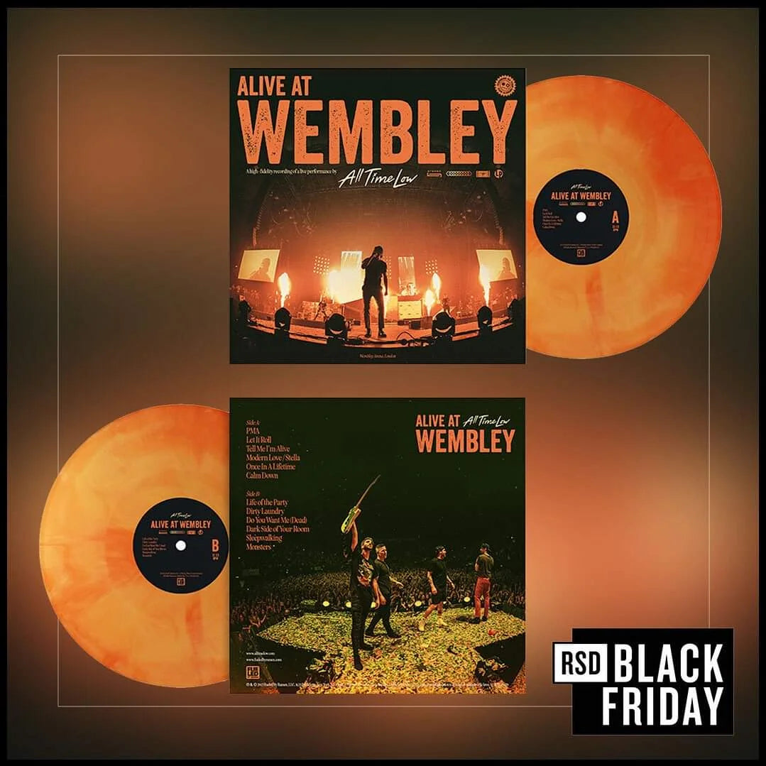 ALIVE AT WEMBLY - (Tangerine and Lemon Opaque Galaxy vinyl) - All Time Low 2023 RSD EXCLUSIVE