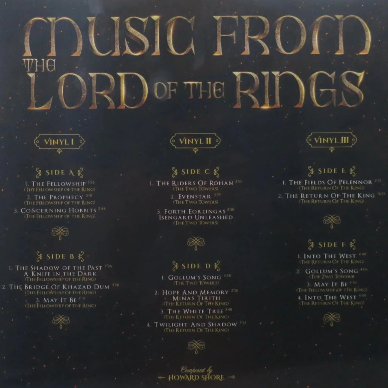 The Lord Of The Rings Trilogy (Original Soundtrack) (Brown Vinyl) - City of Prague Philharmonic Orchestra