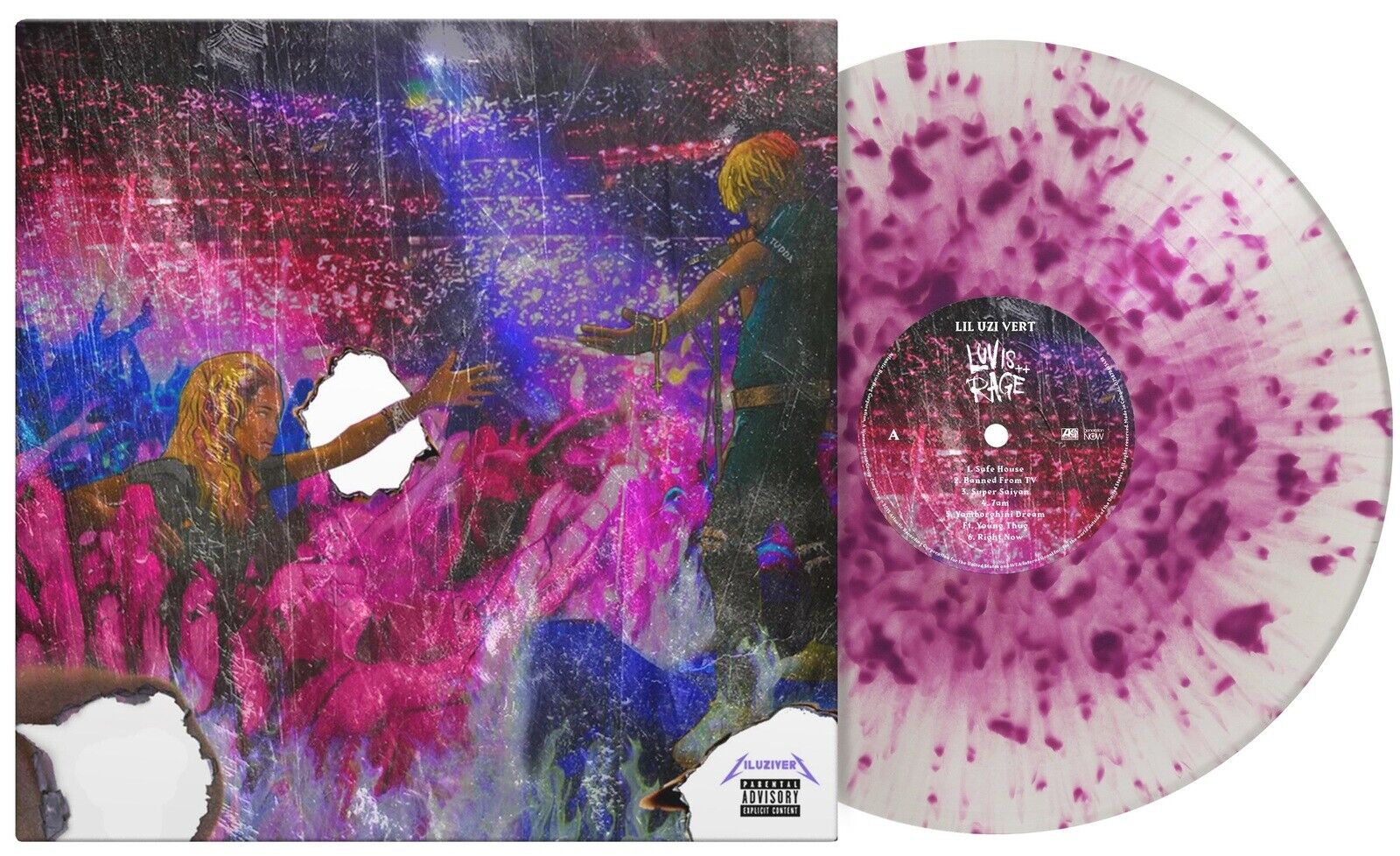 LUV IS RAGE (Splatter Coloured Vinyl) RSD 2024 EXCLUSIVE - Lil Uzi Vert