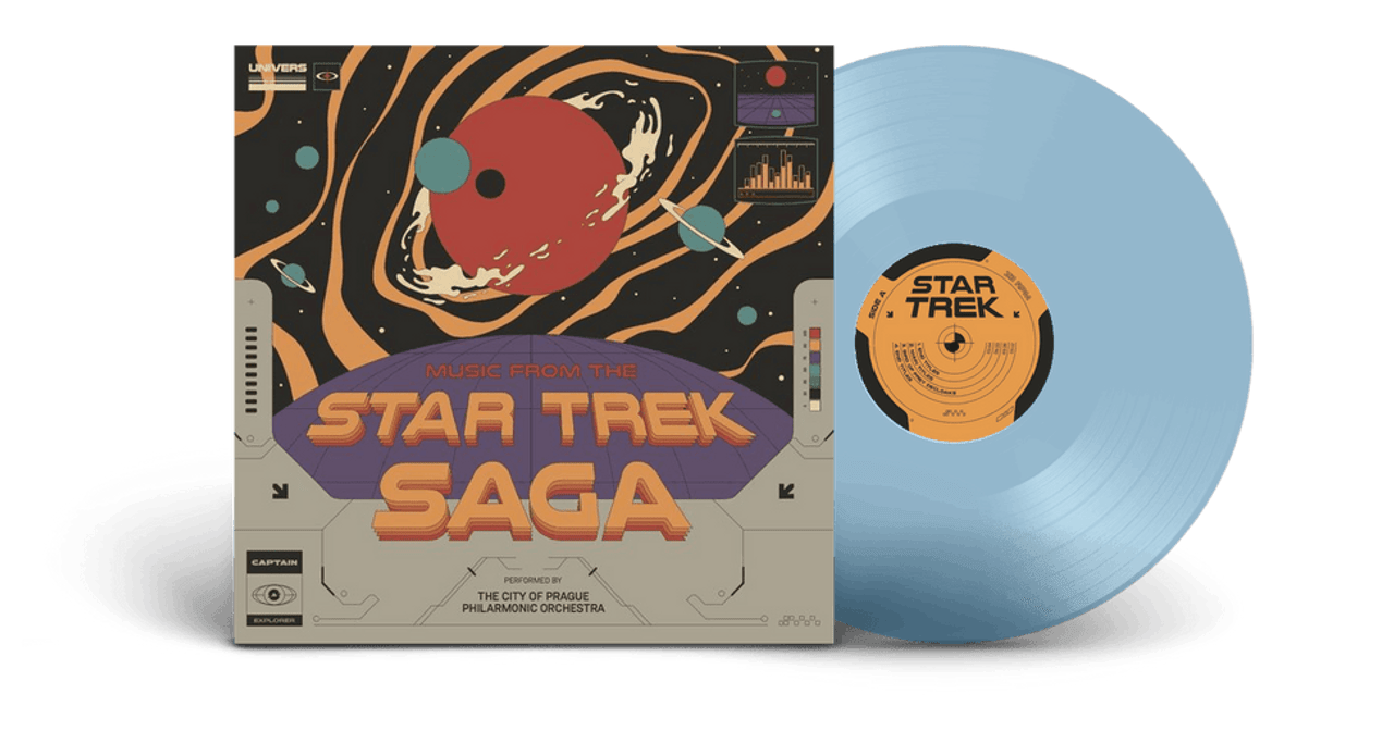 MUSIC FROM THE STAR TREK SAGA (Original Soundtrack) (Blue Vinyl) - City of Prague Philharmonic Orchestra